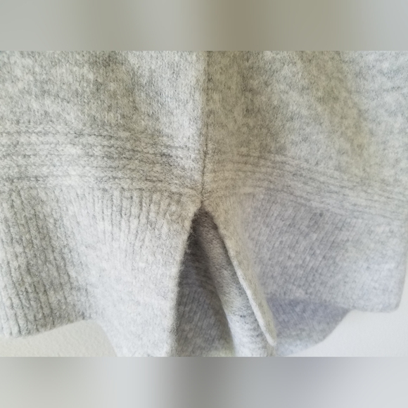 NWT ASOS Knit Sweater Dress Heather Grey Size 4 - Picture 4 of 6